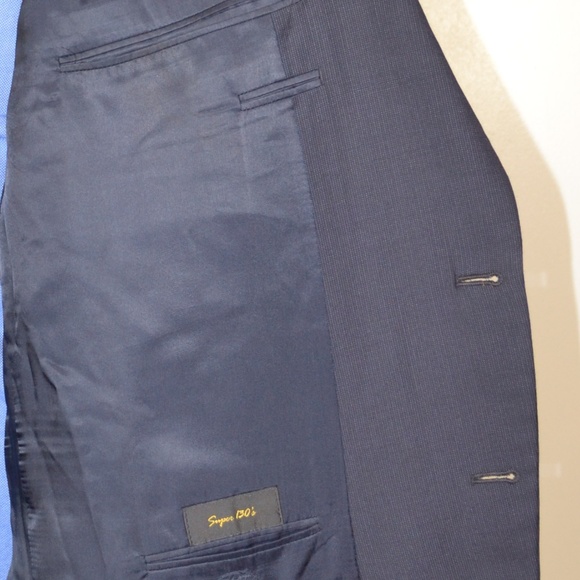 Hickey Freeman 46L Sport Coat Blazer Suit Jacket - Picture 5 of 8